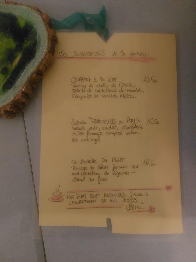 Le CAFE de l'ARCHE de Condrieu - Menu Image 3
